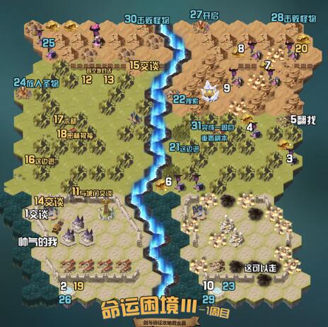 剑与远征命运困境3怎么打