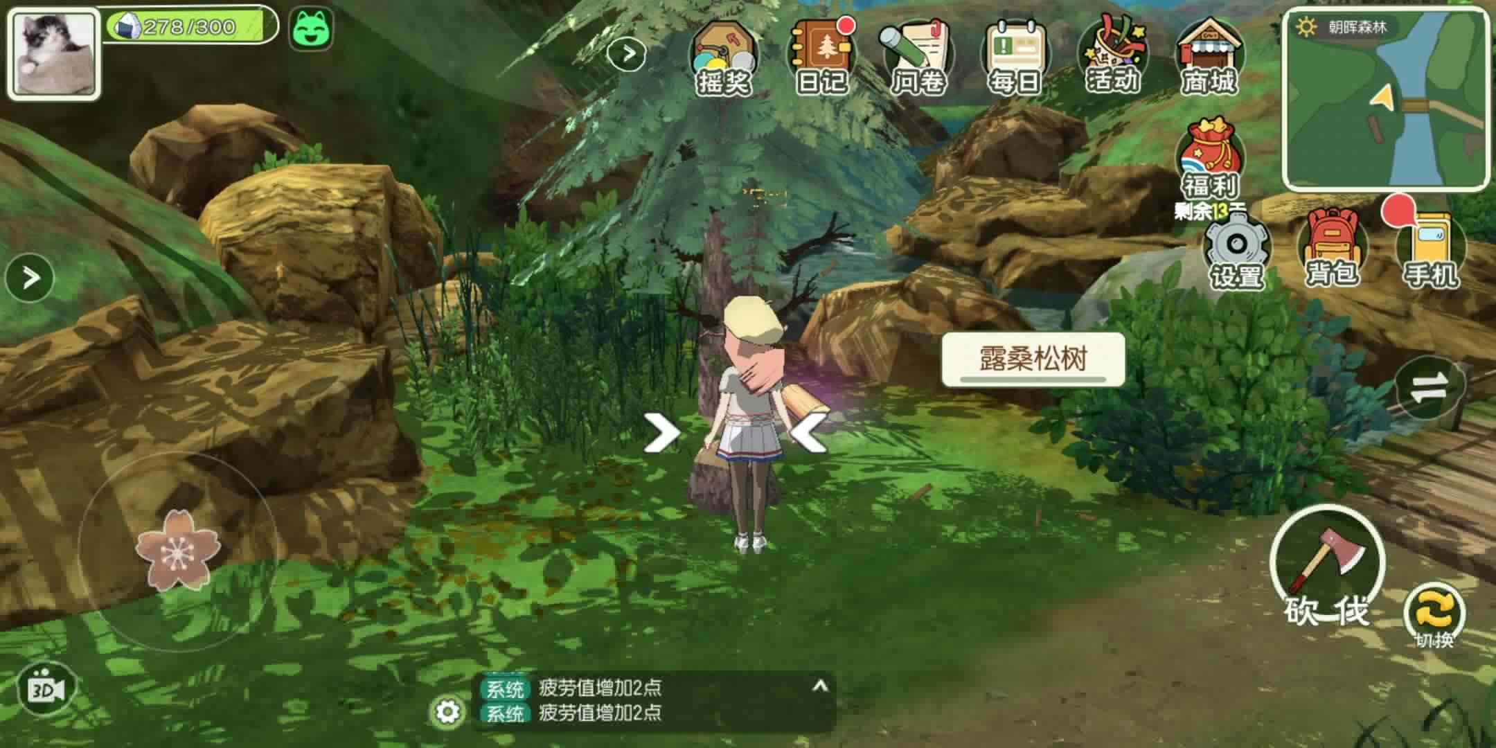 小森生活露桑松树在什么位置