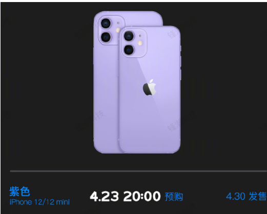 iphone12紫色多大尺寸