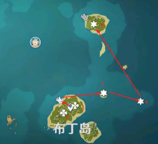 原神回声海螺退潮第二阶段收集位置
