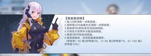 幻塔饱食度的作用是什么