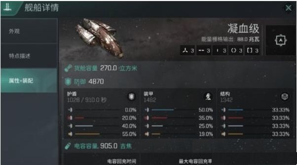 《EVE星战前夜：无烬星河》凝血级舰船强度介绍