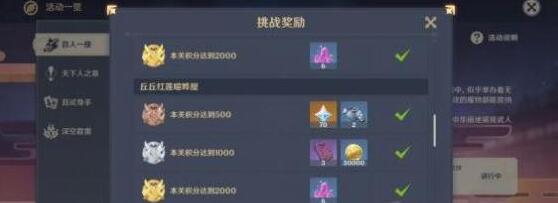 原神百人一揆第四关通关阵容搭配