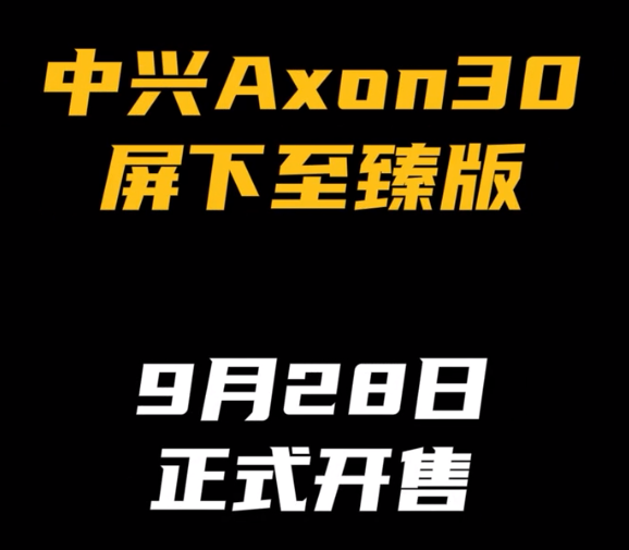 中兴Axon30屏下至臻版多少钱-售价多少