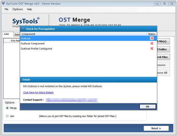 SysTools OST Merge(文件合并工具) v4.1下载