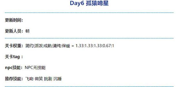奇迹暖暖孤猿啼星通关搭配攻略