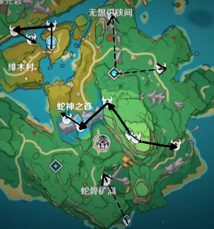 原神鬼兜虫采集路线一览