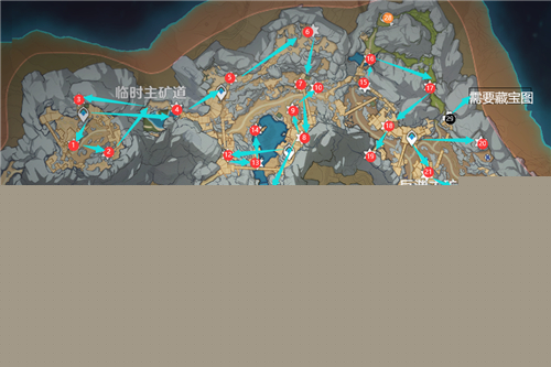 原神流明晶石位置分布图 地下矿区流明晶石采集路线一览