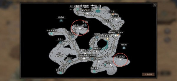 部落与弯刀手游boss位置一览2022