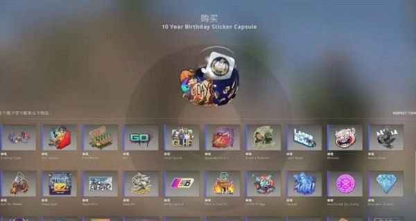 CSGO十周年胶囊价格多少